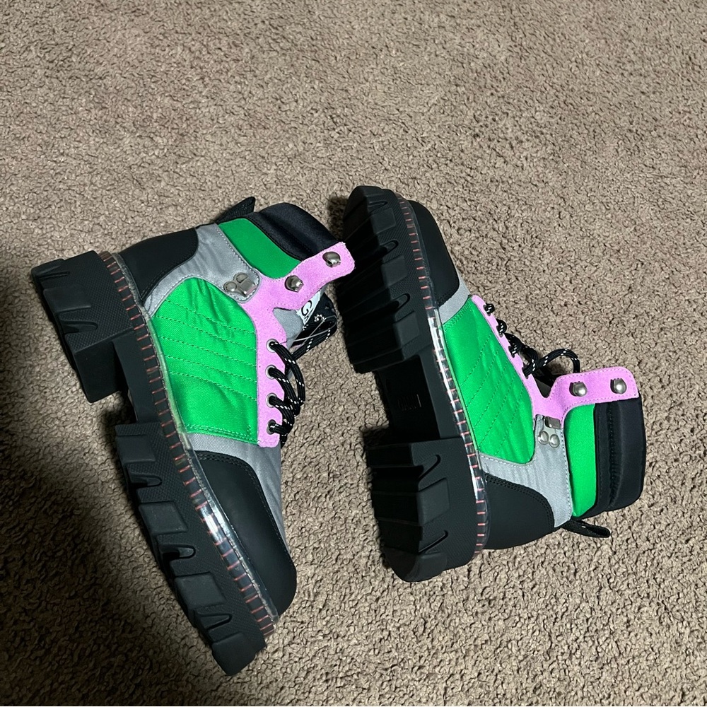 Ganni  Combat Boots. LIKE NEW. READ DESCRIPTION